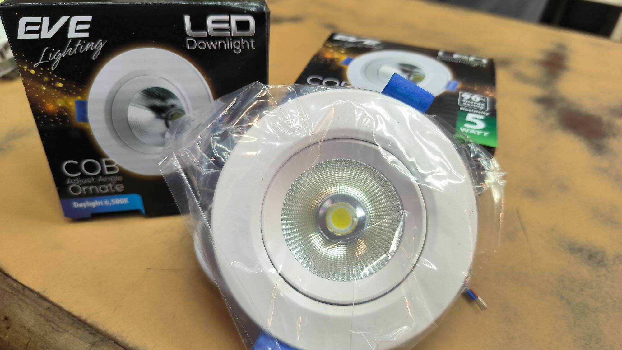 โคมดาวน์ไลท์ LED COB Ornate Daylight ปรับองศา Downlight แสงขาว 5W LED Downlight COB Adjust Angle