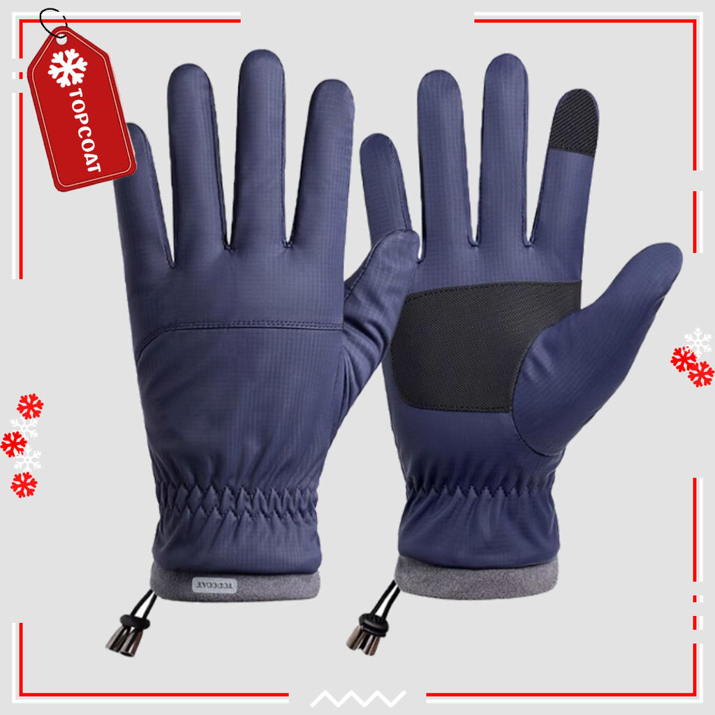 TOPCOAT ถุงมือกันหนาว กันหิมะ บุขนหนา ใส่ติดลบได้ ทัชสกรีนได้ (1คู่) Freesize