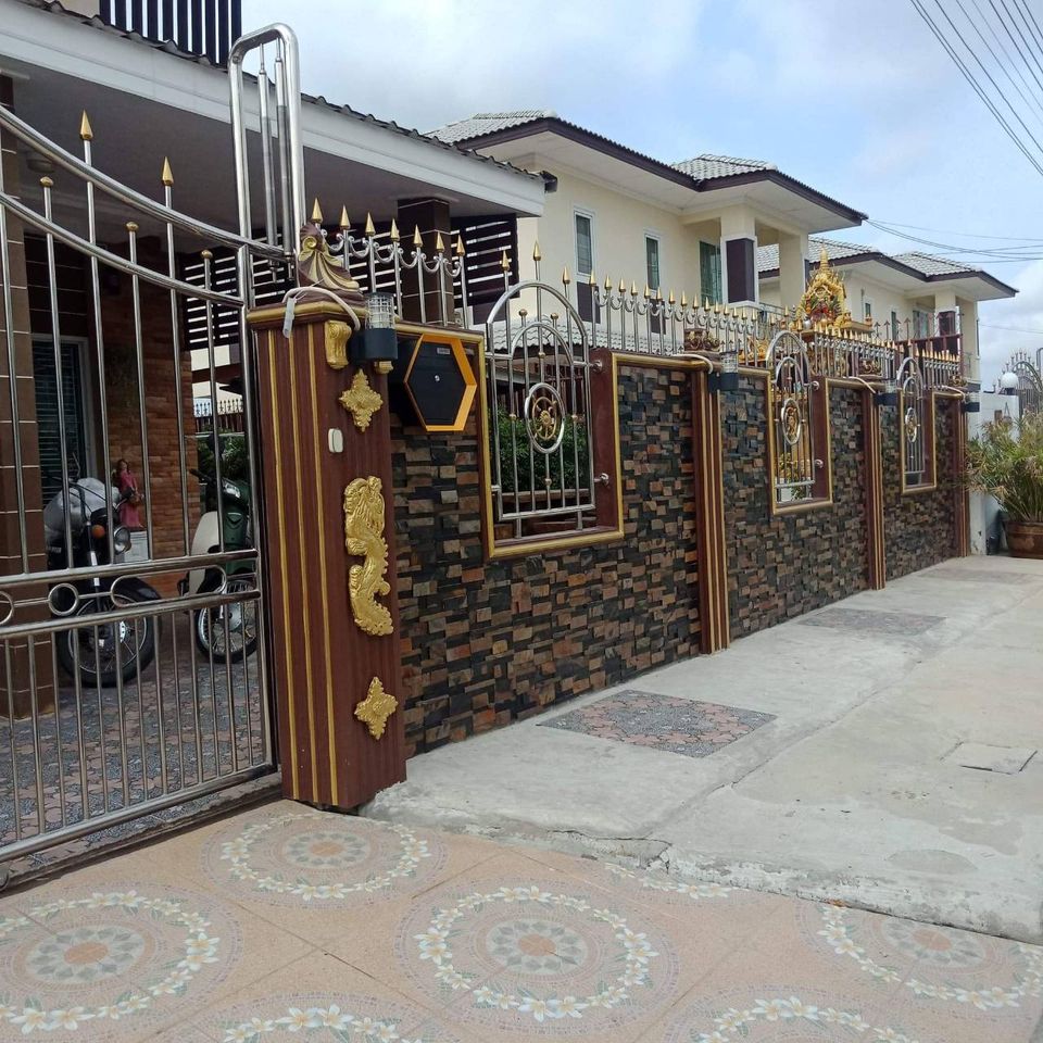 หินกาบจิ๊กซอว์สีลายสนิม แบบ 7 ชิ้น ขนาดแผ่น 10x30 ซม. ผลิตจากหินธรรมชาติแท้ 100 เปอร์เซ็นต์