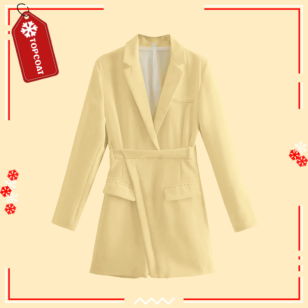 เดรสสูทสีพาสเทล ซับในทั้งตัว ครีม เหลืองอ่อน ฟ้า เขียว