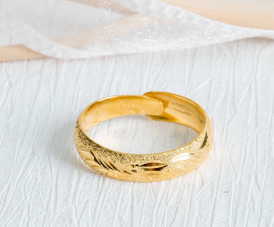18K YELLOW GOLD RING แหวน ทอง 18K Pre-order