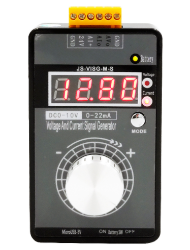 ตัวจ่าย Analog Generator 0-10V. และ 0-20mA.แบบพกพา มีแบตเตอรี่ในตัว
