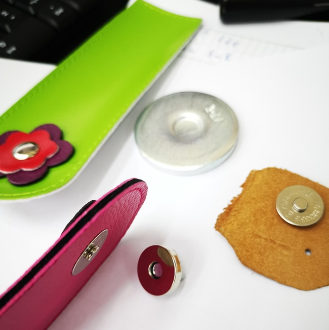 จานรองตอก13มม--กระดุมแม่เหล็กVT5