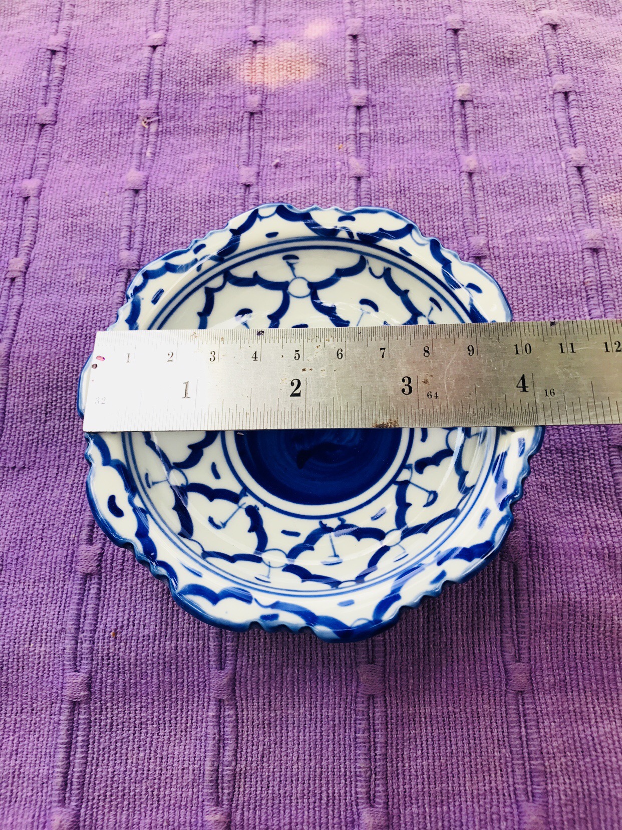 จานพานตัดขาลายไทย4"