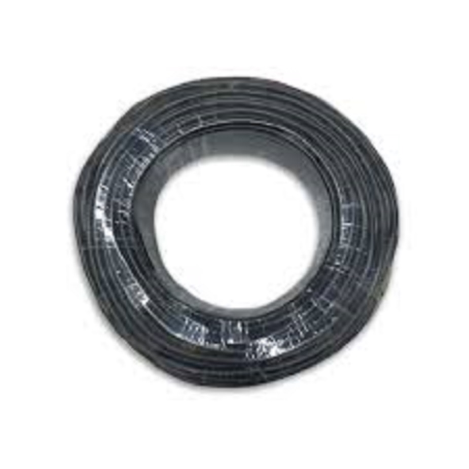 THAI UNION สายไฟดำ VCT 2x6 2แกน เบอร์6 ความยาว 100เมตร ไทยยูเนี่ยน สายดำใช้ภายนอก กำลังไฟสูง หจก.วันชัยการไฟฟ้า 2530