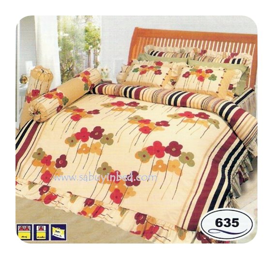 ผ้าปูที่นอน ชุดเครื่องนอน ซาติน ลายธรรมดา 635