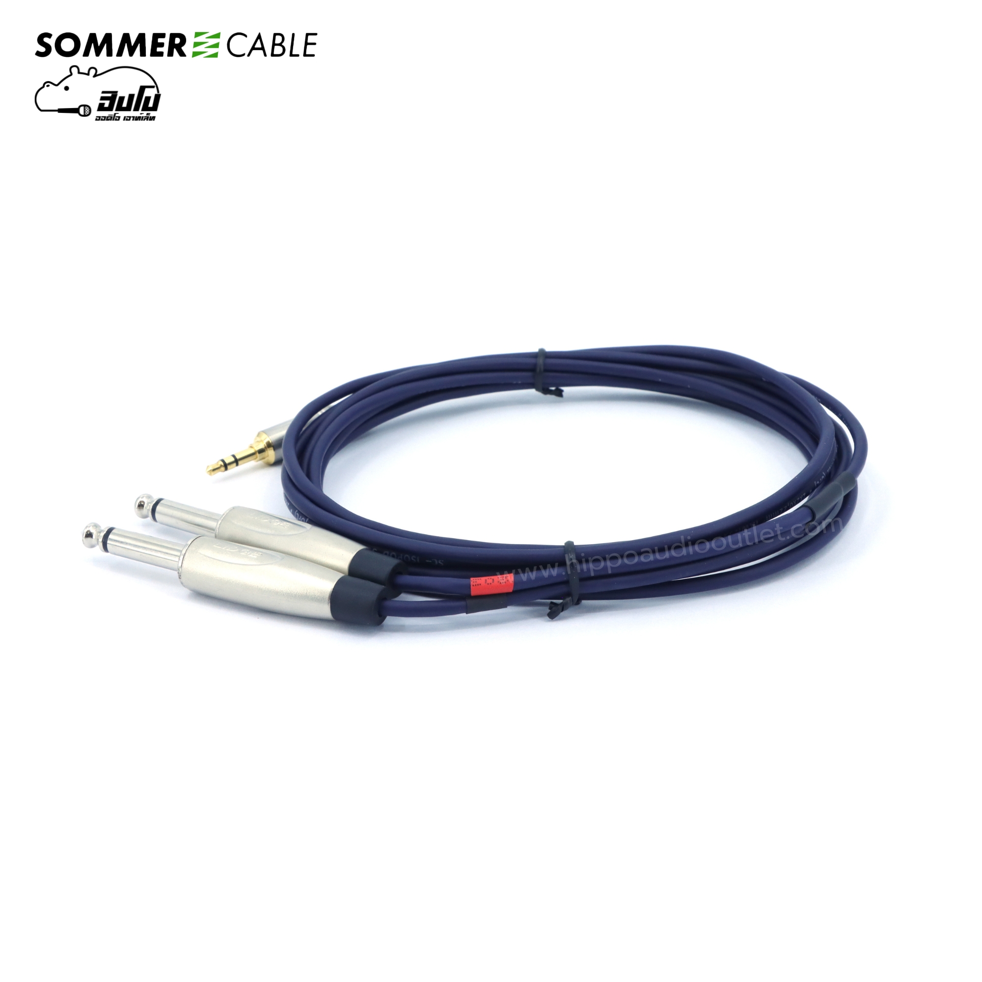 สาย SOMMER 3.5TRS 6.35 TSx2 SC B5 03 BLU(สีน้ำเงิน) (SP1)