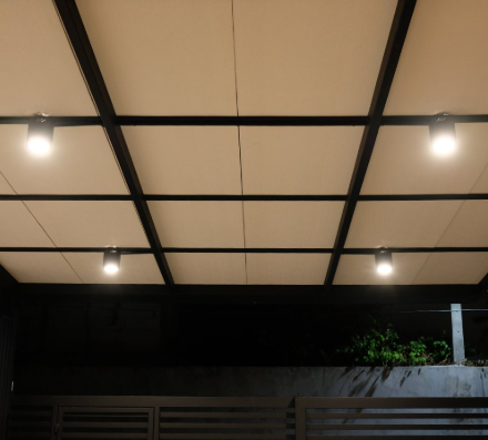 SHINING SURFACE โคมดาวน์ไลท์ แบบติดลอย ขนาด 4 นิ้ว ขั้ว E27 ทรงกระบอกกลม ไม่ร่วมหลอดไฟ สีดำและสีขาว