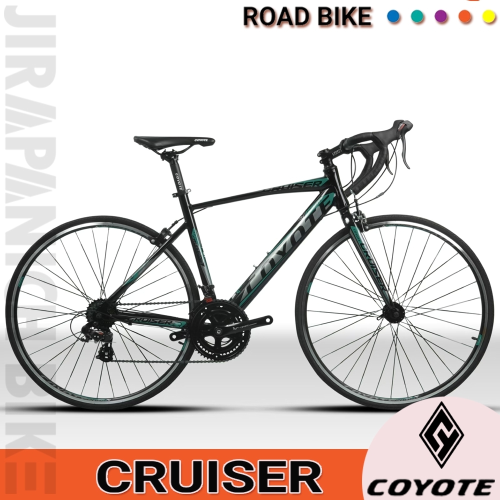 จักรยานเสือหมอบ COYOTE รุ่น CRUISER (ตัวถังอลูมิเนียม,เกียร์มือตบ Shimano 14 Sp)