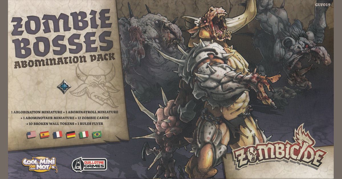 Zombicide Black Plague: Zombie Bosses - Abomination Pack