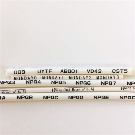 ตัดแบ่ง10เมตร ปลอกสายไฟ PVC Marking Tube ใช้กับเครื่องพิมพ์ปลอกสายไฟได้ทุกยี่ห้อ PVC Marking Tube แบรน์BSTech