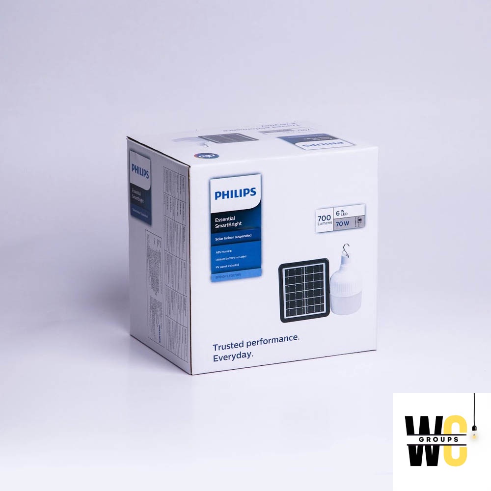PHILIPS หลอดไฟ พลังงานแสงอาทิตย์ (Solar) LED 70 วัตต์ รุ่น SP010P พร้อมแผงโซลาร์เซลล์ LED 8/765 โซล่า 70W PHILIPS LED หลอดไฟ หลอดไฟโซล่าเซลสว่างมาก