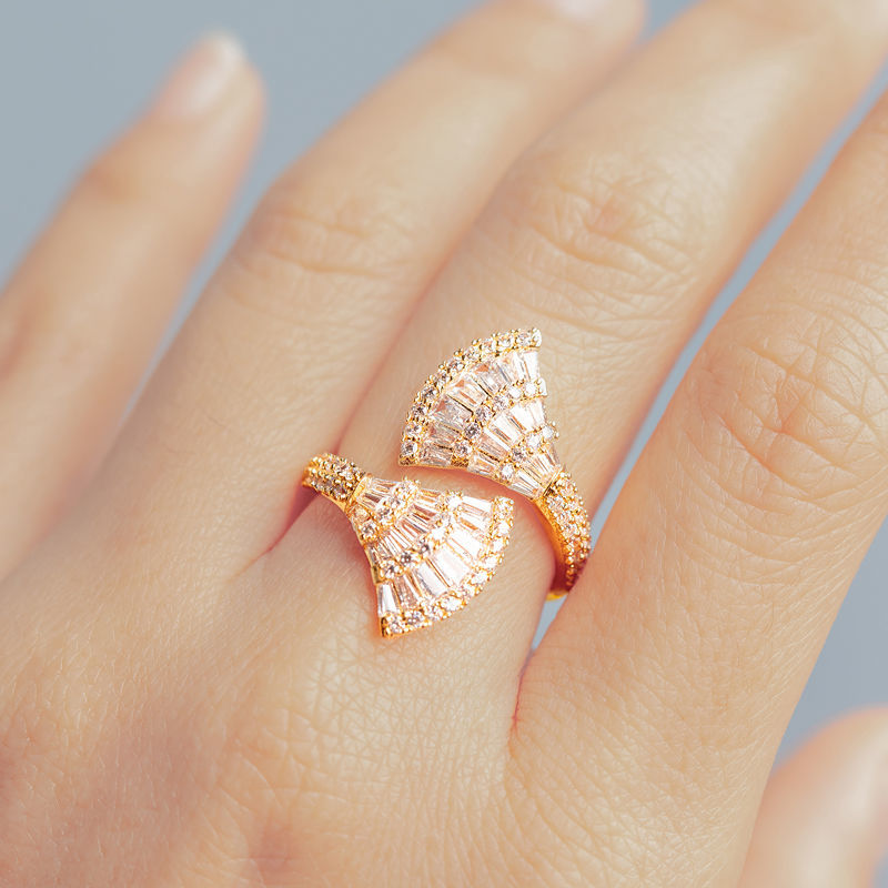 DIAMOND 18K WHITE GOLD RING แหวน เพชร ทอง 18K Pre-order