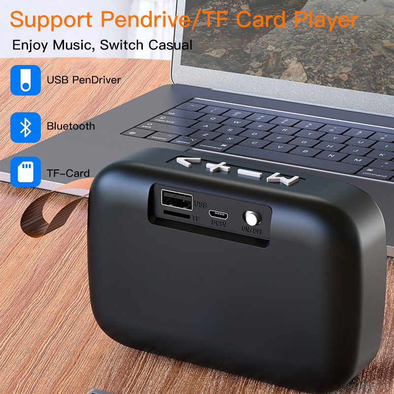 Clyzq รุ่นลำโพงบลูทู ธ : G2High Quality ลำโพงบลูทูธ Mini Wireless Bluetooth LED Speaker