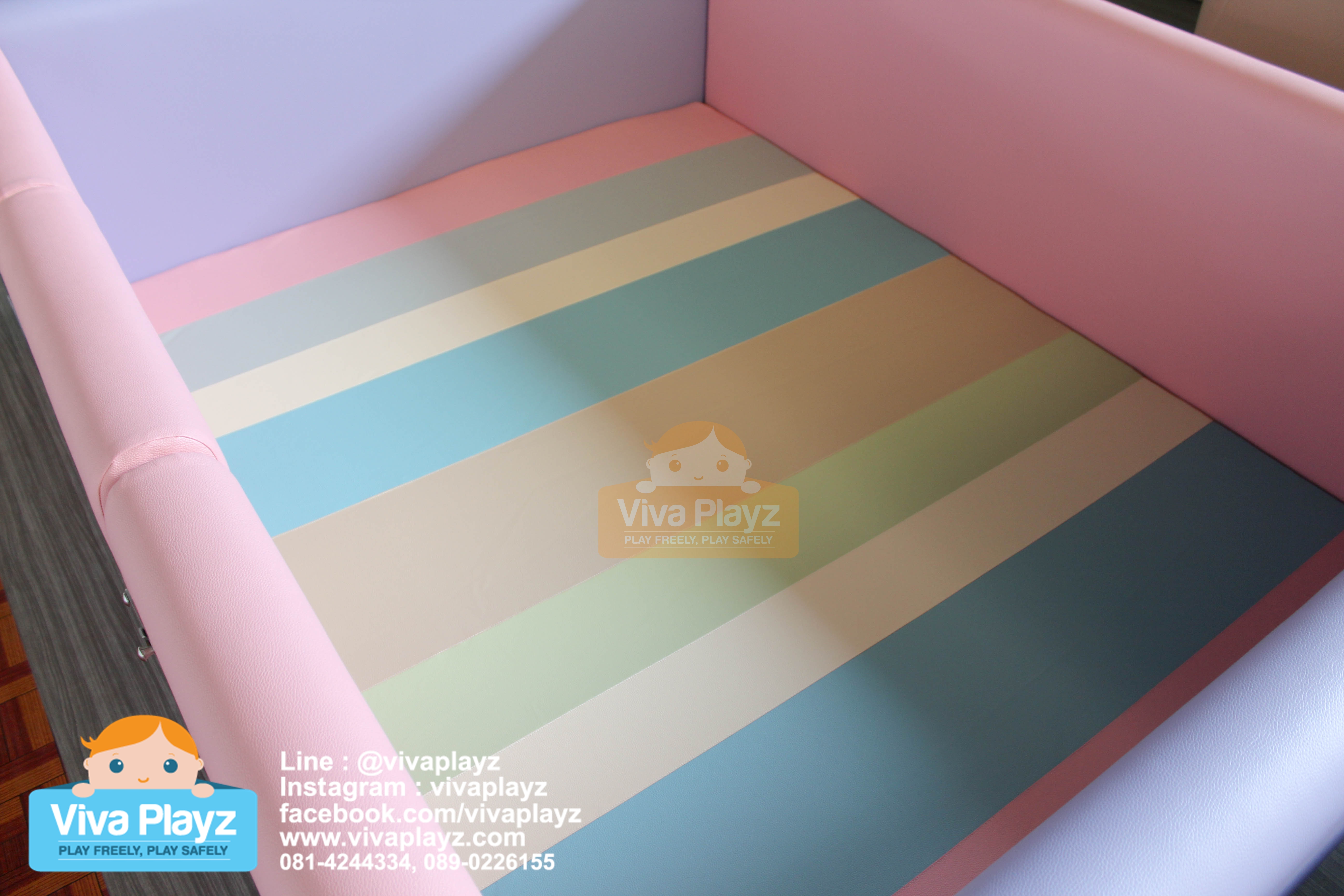 ตัวอย่างสี คอกกั้นเด็ก