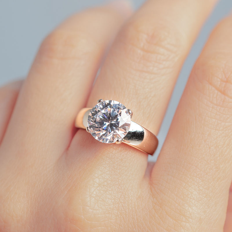 DIAMOND 18K WHITE GOLD RING แหวน เพชร ทอง 18K Pre-order