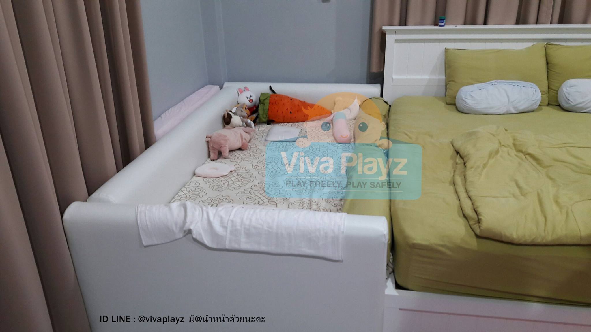 คอกต่อเตียง คอกกั้นเด็ก Viva Playz ขอบคุณลูกค้ามากๆค่ะ