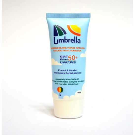 ครีมกันแดด UMBRELLA NATURAL FACIAL SUNBLOCK ขนาด 20ml.