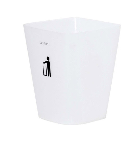 ถังขยะใส ทรงเหลี่ยม 11 ลิตร