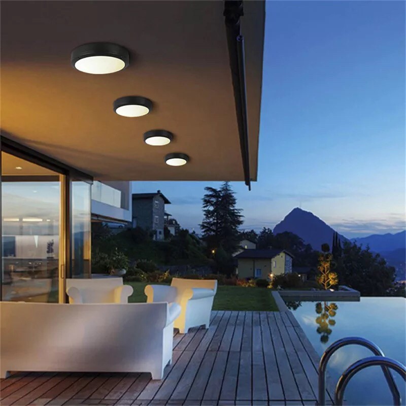 LED Surface Mount Black 18, 24W โคมแอลอีดี ขนิดติดลอย หน้ากลม ขอบสีดำ