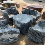 โต๊ะหินโซฟาธรรมชาติ