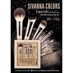 แปรงแต่งหน้า BR-1706 Sivanna Colors Lavish Collection Deluxe Face&Eye Set แปรงแต่งหน้า ถูกและดี อุปกรณ์แต่งหน้า