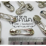หัวซิปไนลอน เบอร์5 (สีเงิน) 100ชิ้น