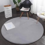 พรมรุ่นขนเฟอ ทรงกลม 07