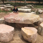 โต๊ะหินธรรมชาติ