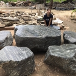 โต๊ะหินธรรมชาติ