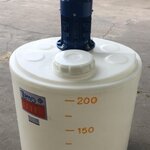 เครื่องกวน ผสม เคมี สี และ ของเหลว ขนาด 0.5 Hp. แบบ 200 ลิตร 220V
