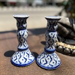 เชิงเทียนคุ่ก้านยาวลานไทย6.5"