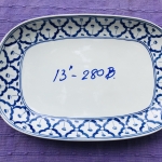 จานเปลใหญ่พิเศษลายไทย13"
