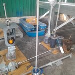 เครื่องกวน ผสม เคมี สี และ ของเหลว ขนาด 0.5 Hp. แบบ 300 ลิตร 220V
