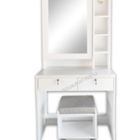 โต๊ะเครื่องแป้งสี่เหลี่ยมบานกระจก ขนาด 80 ซม. DT-80