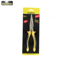 คีมปากแหลมชุบนิกเกิ้ล RAINBOW ขนาด 8"