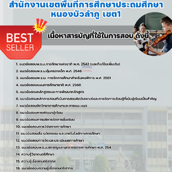 แนวข้อสอบครูผู้สอน กลุ่มวิชาดนตรี สำนักงานเขตพื้นที่การศึกษาประถมศึกษาหนองบัวลำภู เขต1 2568