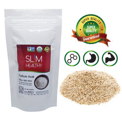 ไซเลี่ยมฮัสค์ 70 กรัม Organic Psyllium Husk ผงไซเลี่ยมฮัสก์ ไซเลี่ยมฮักส์ ไซเลี่ยมฮัก Slim Healthy