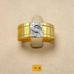 🚫ปิดการขาย(SoIdOut)🚫 แหวนทองคำ 90% เพชรเกสร 1 ตัง 7 เม็ด 0.5 ตัง 4 เม็ด รวม 9 ตัง น้ำ 94 ความสะอาด vs2-si1 ไซส์ 62 น้ำหนัก 3.62 กรัม