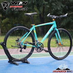 จักรยานไฮบริด WINN รุ่น FLASH (ตัวถังอัลลอย , ดิสเบรค , เกียร์ไตหวันไมโครชิพ 16 sp.)