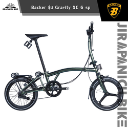 จักรยานพับBackerรุ่นGravity XC 6 sp (วงล้อ16นิ้ว,วัสดุChromolyน้ำหนักเบา)