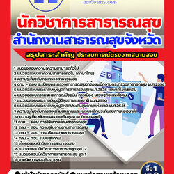 แนวข้อสอบนักวิชาการสาธารณสุข สำนักงานสาธารณสุข 2568