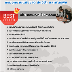 แนวข้อสอบนายช่างศิลป์ กรมอุทยานแห่งชาติ สัตว์ป่า และพันธุ์พืช 2568