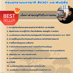 แนวข้อสอบเจ้าหน้าที่เครื่องคอมพิวเตอร์ กรมอุทยานแห่งชาติ สัตว์ป่า และพันธุ์พืช 2568