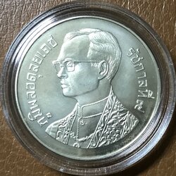 เหรียญเงินปีคนพิการสากล ไม่ขัดเงา