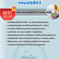 แนวข้อสอบนายช่างศิลป์ปฏิบัติงาน กรมปศุสัตว์ 2568