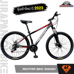 จักรยานเสือภูเขา 27.5 นิ้ว RICHTER รุ่น SMASH (ปี 2023,ตัวถังอลูอัลลอยด์ซ่อนสาย,เกียร์ 21สปีด)