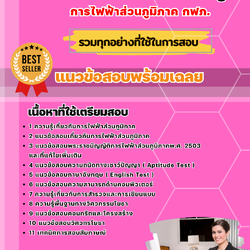 แนวข้อสอบพนักงานบันทึกข้อมูล การไฟฟ้าส่วนภูมิภาค 2568