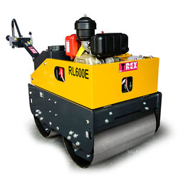 รถบดดินเดินตามทีเร็ก Walk-Behind Rollers T-REX RL600E ดีเซล 5HP แรงบดอัด 20KN