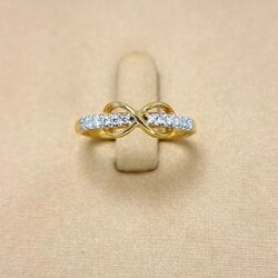 ❌️ปิดการขาย(SoIdOut)❌️แหวนทองคำ 18K เพชรเกสร 12 เม็ด รวม 15 ตัง น้ำ 96-97 ความสะอาด vs ไซส์ 47 น้ำหนัก 2.04 กรัม